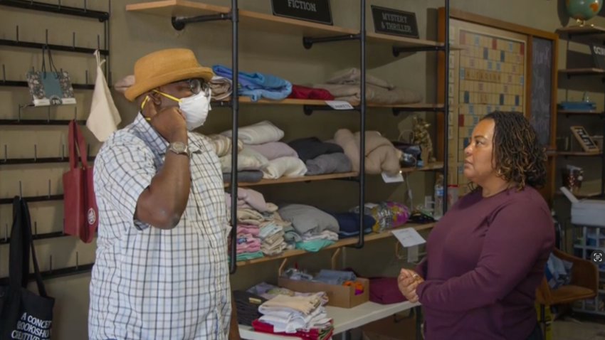 Nikki High opened her Pasadena bookstore as a resource hub for her community. She offered free internet connection and electricity and put out a call for donations. 